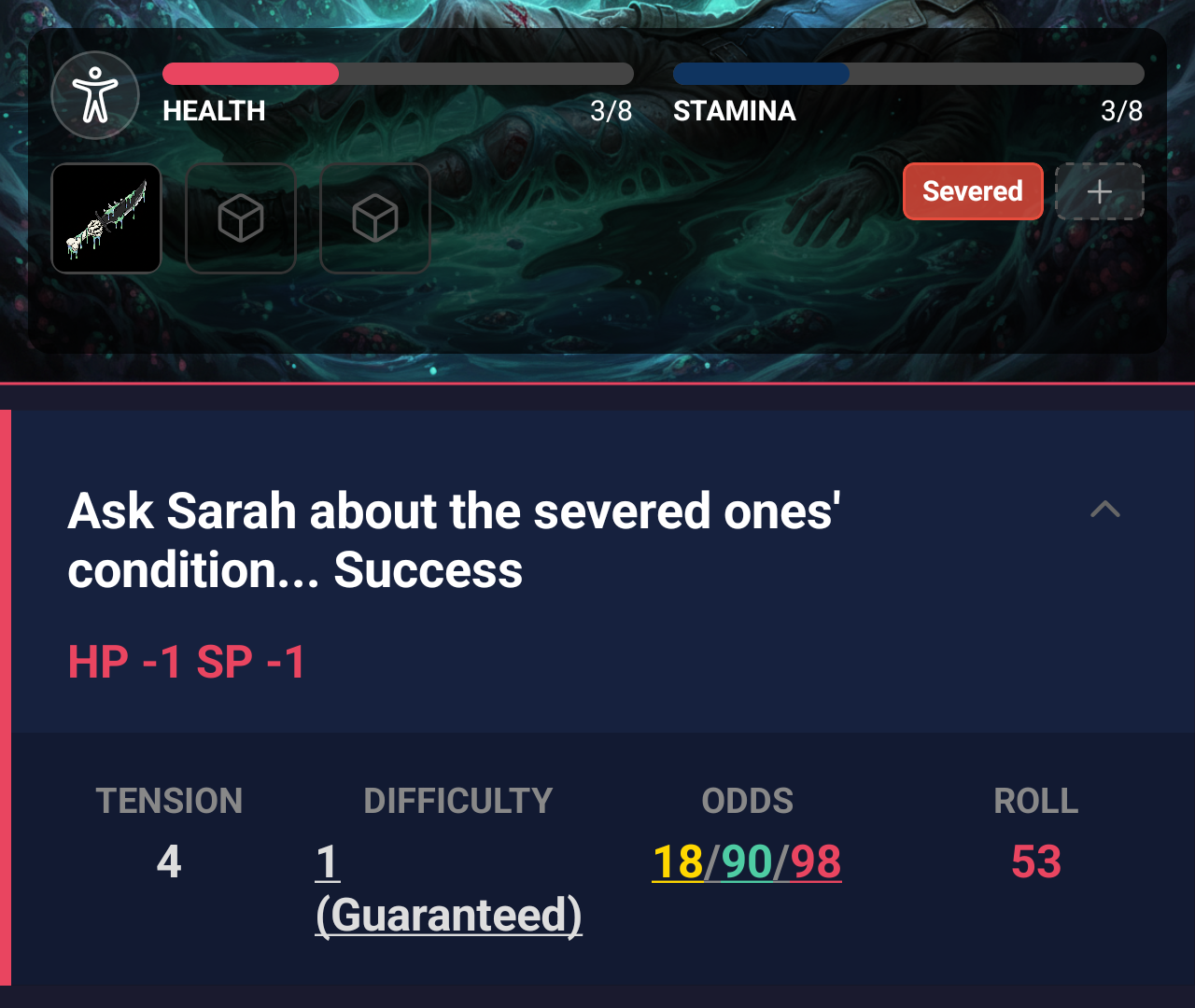 Character Stats Interface